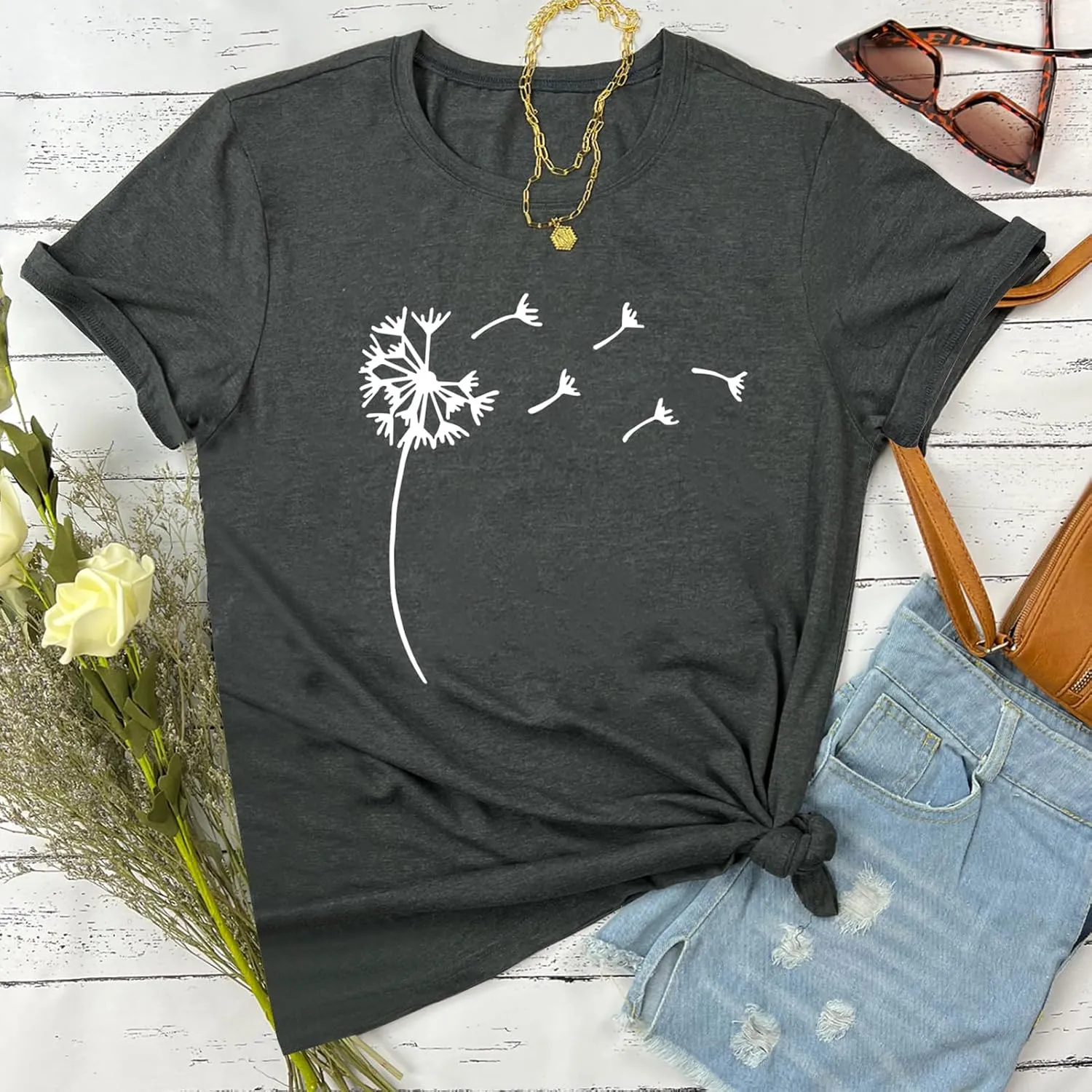 YITAN Women Cute Tees Graphic Tshirts