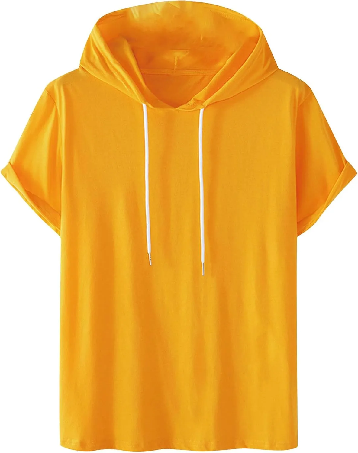 Ymosrh Men's Shirts Graphic Tees Short Sleeve Hooded T Shirts Lightweight Hoodie Pullover T Shirts Short, S-4XL