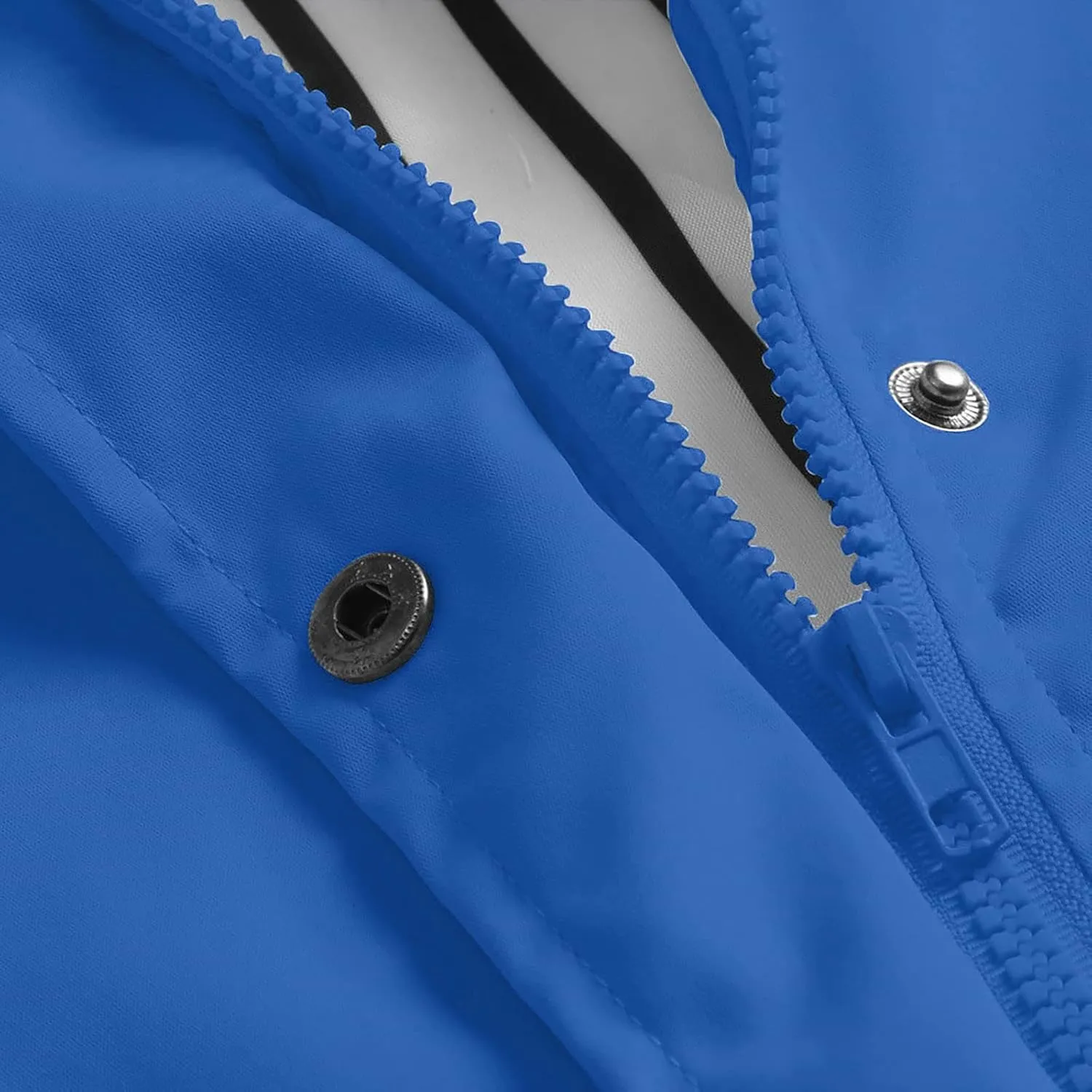 YRAETENM Rain Jacket Women Active Outdoor Waterproof Hooded Trench Coats Striped Lined Lightweight Raincoat Windbreaker