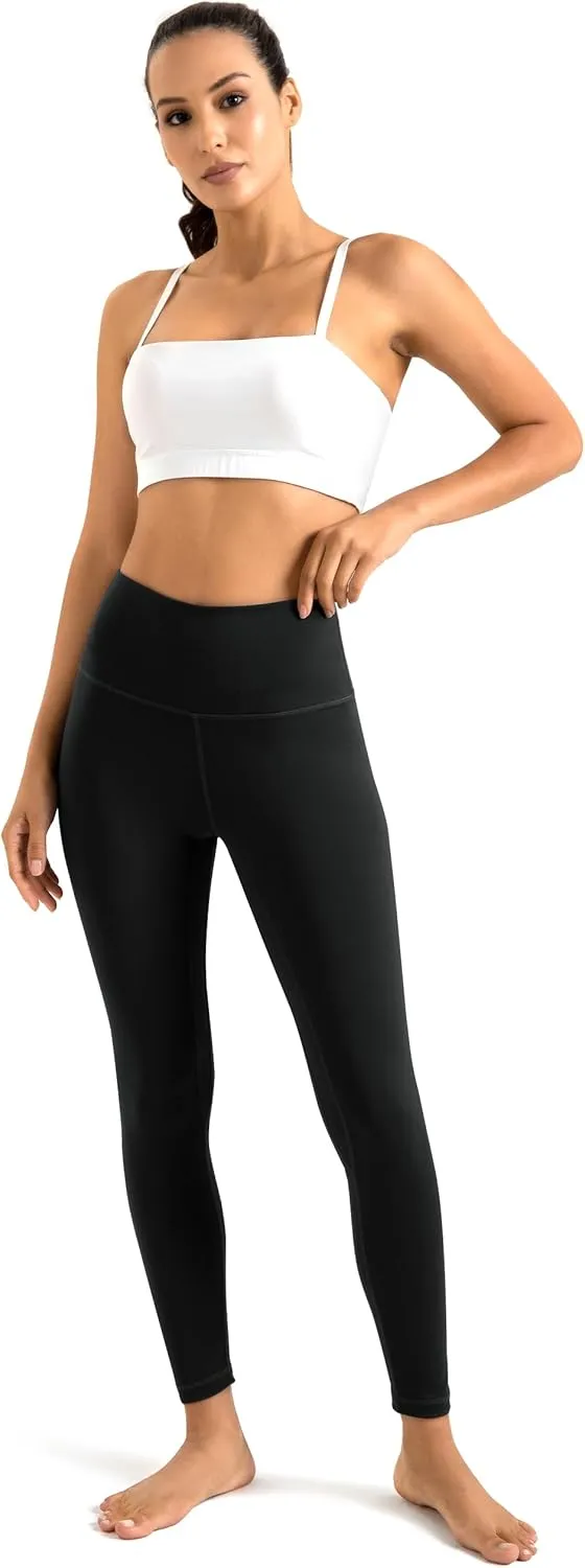 YUNOGA Women's High Waisted Leggings Tummy Control Workout Leggings with Inner Pocket Buttery Soft Activewear Yoga Pants
