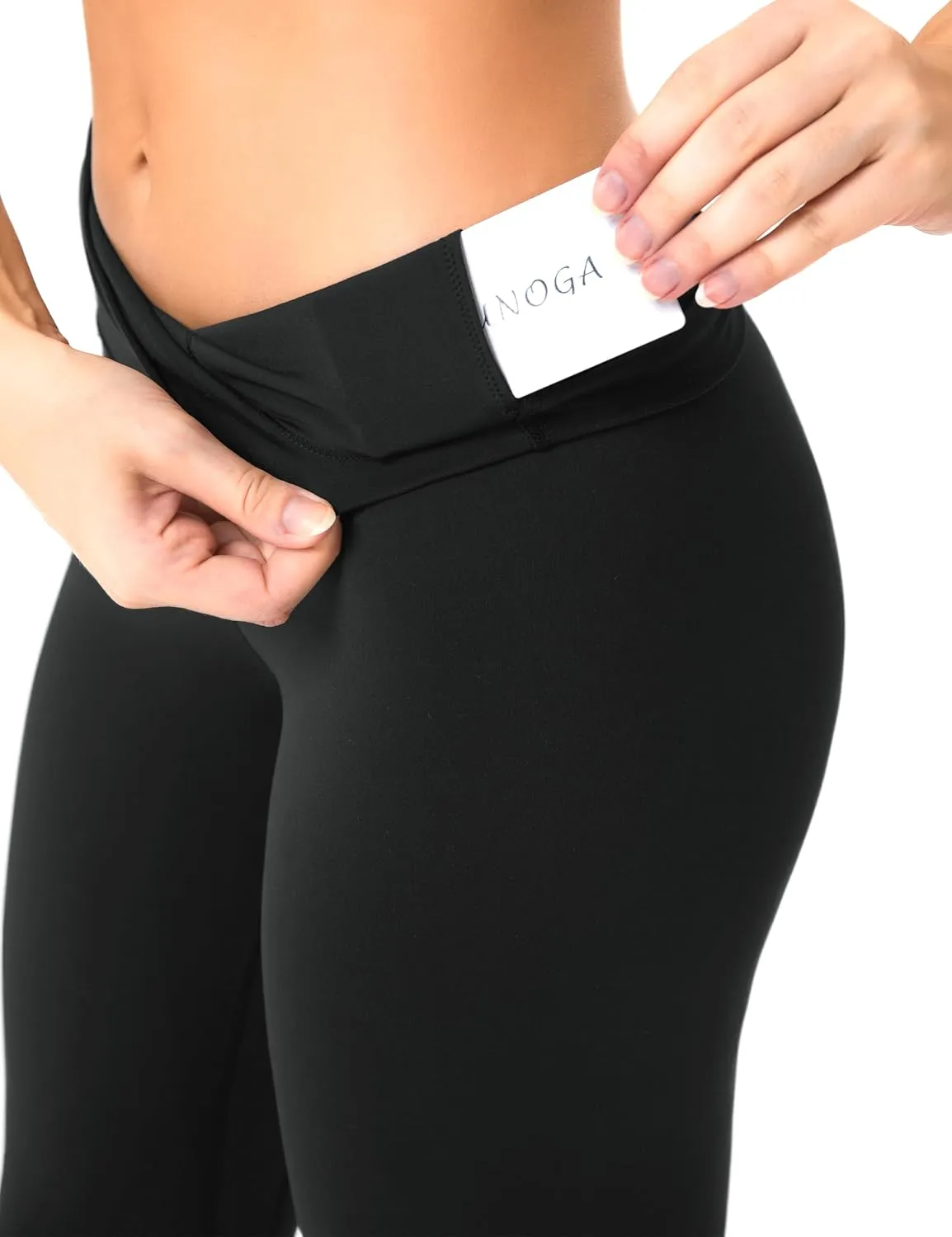 YUNOGA Women's High Waisted Leggings Tummy Control Workout Leggings with Inner Pocket Buttery Soft Activewear Yoga Pants
