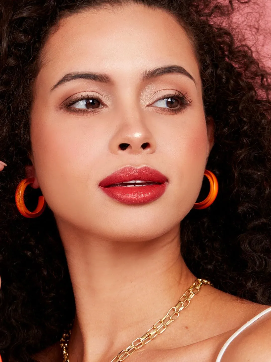 ZENZII Small Resin Open Hoop Earrings for Women Girls